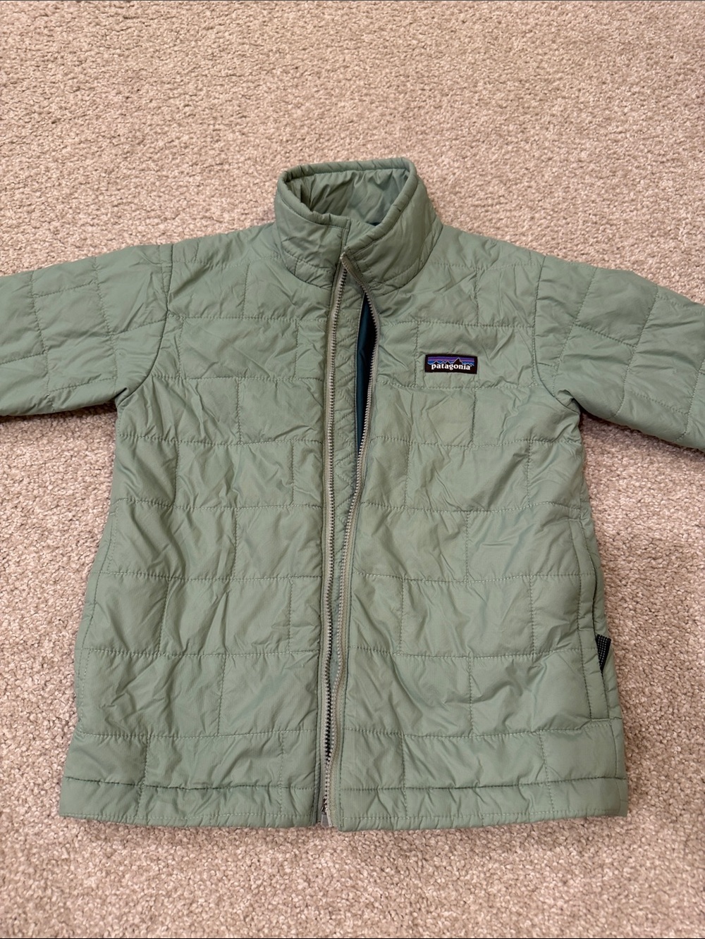 Patagonia Kids Lightweight Puffer Jacket - Sage